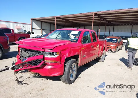 2018 Chevrolet Silverado 1500 Custom from USA, damaged, VIN 1GCRCPEC8JZ341492
